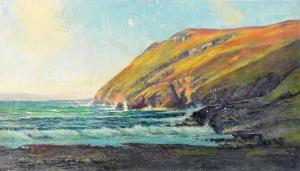 AUTY Charles 1858-1936,Fleshwick Bay, Isle of Man,Halls GB 2022-01-12