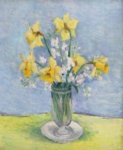 AVACHIAN Hrandt 1900-1990,Daffodils,1962,Artmark RO 2023-07-12