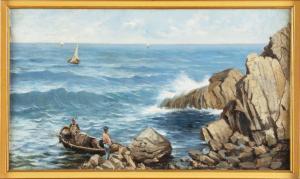 AVANZI Vittorio 1850-1913,Ritornando dalla pesca,Gregory's IT 2023-09-07