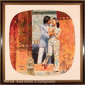 Avati James 1912-2005,Oriental Romance,Neal Auction Company US 2020-09-13