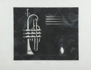 AVATI Mario 1921-2009,L'oeuf et la trompette,1966,Fabiani Arte IT 2016-07-11