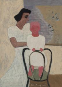 AVERY Milton Clark 1885-1965,Mother and Child by Seashore,1943,Christie's GB 2024-04-18