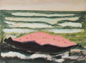 AVERY Milton Clark 1885-1965,Pink Island, White Waves,1959,Christie's GB 2024-04-18