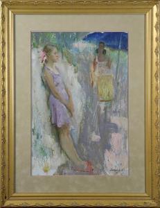 AVERYANOV Andrei 1948,Model - a Girl,1987,Clars Auction Gallery US 2017-01-14