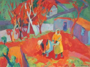 AVETISYAN MINAS 1928-1975,Fall Landscape,1961,Shapiro Auctions US 2023-10-21