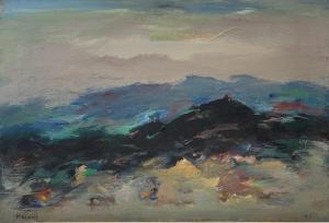 AVNIEL Mordechai 1900-1989,Landscape,Montefiore IL 2023-07-18