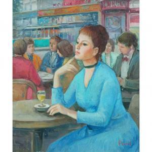 AVRIL Madeleine 1954,Girl at the Cafe,William Doyle US 2012-12-05