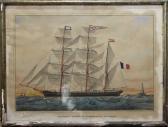 AVRILLAUD 1800-1900,Le Rive-Neuve Marseille Capitaine BEVEN,1881,Ruellan FR 2014-07-17