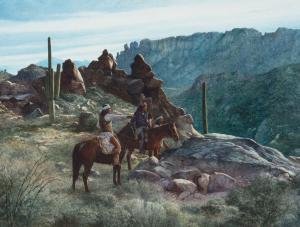 AXTELL Richard 1929-1997,Finding the Trail,Scottsdale Art Auction US 2020-06-13
