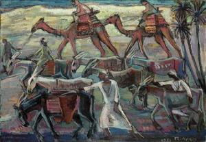 AYAD Ragheb 1892-1982,To The Animal Market,1970,Christie's GB 2010-10-26