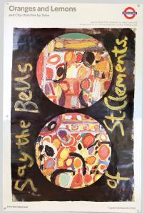 Ayers Gillian,London Underground - Oranges and Lemons and city c,1991,Ewbank Auctions 2019-10-04