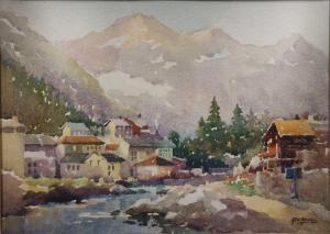 AYLING George 1887-1960,Gletsch, Switzerland,Cheffins GB 2022-10-06