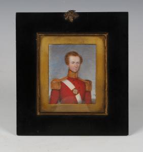 AYLING J,Portrait of Capt F.A. Jackson, 57 Regt,1844,Tooveys Auction GB 2022-05-11