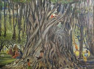 AYLING Mildred Shoob 1912,Banyan tree playground,1979,Bonhams GB 2007-07-22