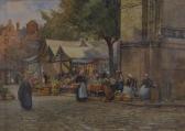 AYLWARD William James 1875-1956,A Flower Market,Wright Marshall GB 2017-01-31