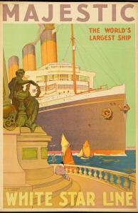 AYLWARD William James 1875-1956,MAJESTIC / WHITE STAR LINE,1932,Swann Galleries US 2020-10-15