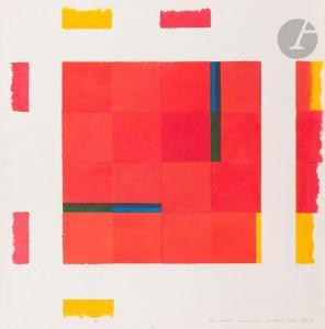 AYME Albert 1921-2012,Paradigme du bleu jaune rouge,Ader FR 2024-04-04