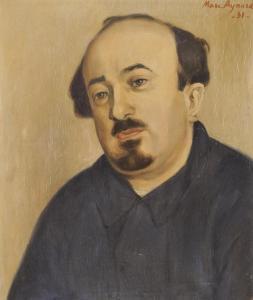 AYNARD Marc 1900-1900,Portrait de Claudius Linossier,1931,Aguttes FR 2013-05-16