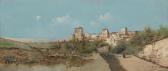 AYON L 1800-1800,View of Granada,1900,Palais Dorotheum AT 2013-02-07