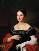 Ayres Pietro,Bildnis der Adele Elisabeth von Frantzius, geboren,1821,Palais Dorotheum 2017-04-27