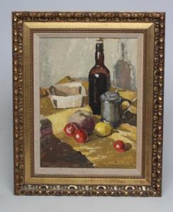 AYRTON Millicent E,Still Life with Fruit and Vases,Hartleys Auctioneers and Valuers 2021-01-20