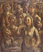 AZZONI ROBERTO 1899-1989,"FIGURAS".,1974,Galeria Arroyo AR 2013-08-14