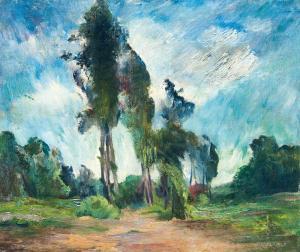 BéLA onódi 1900-1991,Grove Landscape,1929,Nagyhazi galeria HU 2016-05-31