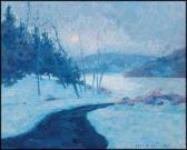 BÉLANGER Octave Louis Joseph 1886-1972,Winter Landscape,Heffel CA 2015-06-25