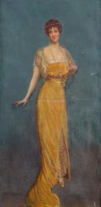 BÉRAUD Jean 1849-1935,Portrait de Blanche Vesnitch, né,1913,Artcurial | Briest - Poulain - F. Tajan 2024-02-06