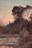 Bésiné Henri 1900-1900,Nimes - Le soir au jardin de la Fontaine,Palais Dorotheum AT 2009-11-17