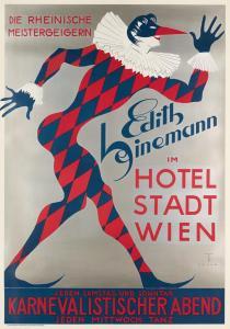 BÖHM Ernst 1890,EDITH HEINEMANN IM HOTEL STADT WIEN,1935,Swann Galleries US 2018-05-03