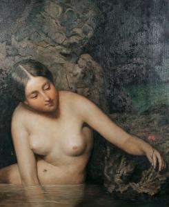 Böhm W 1900-1900,A woman bathing,Bonhams GB 2008-04-08