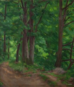 BÖRTSÖK Samu 1881-1931,Forest Of Nagybánya,Pinter HU 2024-01-28