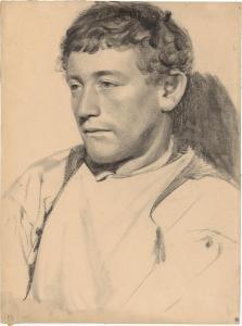 BÖSE Konrad 1852-1938,Bildnis eines Mannes mit Schürze,Galerie Bassenge DE 2022-06-03
