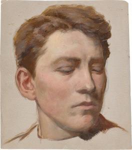 BÖSE Konrad 1852-1938,Study of a head,Villa Grisebach DE 2023-06-01