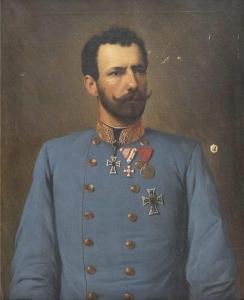 BÜCHE Josef,Erzherzog Eugen von Österreich(1863-1854) in Unifo,1900,Palais Dorotheum 2021-11-17