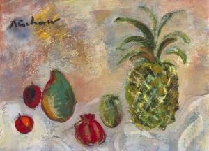 BÜCHNER Carl 1921-2003,Pineapple and Fruit,Strauss Co. ZA 2024-03-11