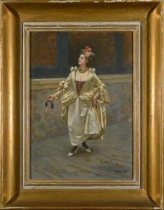BAÜER Félix Aug. 1854-1934,Sortie de théâtre,Etienne de Baecque FR 2021-02-04
