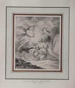 BAADER Johann Baptist 1717-1780,Le Christ au jardin des oliviers,Osenat FR 2022-02-27