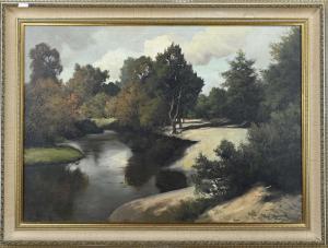 BAAIJENS Frans 1896-1970,River view Lutterzand Twente,Twents Veilinghuis NL 2023-01-12