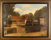BAAIJENS Frans 1896-1970,Watermill of Haaksbergen,Twents Veilinghuis NL 2018-04-20