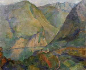 BAAR Hugo 1873-1912,A Mountainous Landscape,John Nicholson GB 2019-07-31