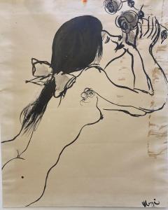 BAARING Maggi 1913-2004,Naked woman,Bruun Rasmussen DK 2023-01-26