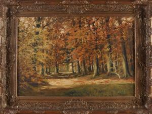 BAAYENS Frans 1896-1947,Forest view near Delden,Twents Veilinghuis NL 2021-04-08