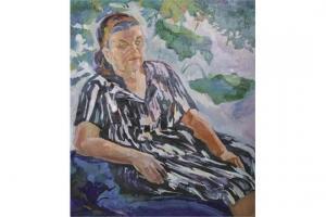 BABAYEV Ahmat 1900,A Seated Lady,1980,John Nicholson GB 2015-10-28