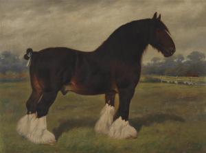 BABBAGE Frank 1858-1916,The prize shire horse, Knottingley Regent,1901,Bonhams GB 2024-02-13