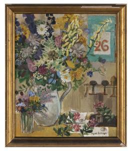 BABBERGER August 1885-1936,Still Life of Flowers,New Orleans Auction US 2019-12-07
