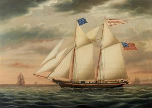 BABBIDGE James Gardner 1844-1919,The schooner Race Rock,Bonhams GB 2015-01-28