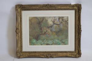 BABBINGTON Helen Brett 1910,An Old Malone Garden,1928,Hartleys Auctioneers and Valuers GB 2016-06-15