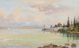 BABER Walter James 1856-1924,The Narrows off Stanley Park,Maynards CA 2024-04-17